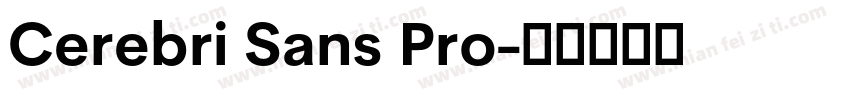 Cerebri Sans Pro字体转换